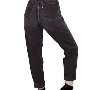 Levi’s Vintage 80’s High-rise Washed Black Jeans size 12(6)